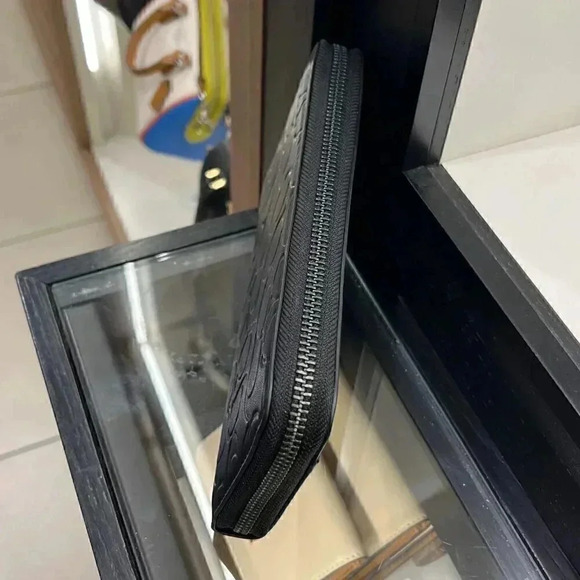 Coach Accordion Wallet In Signature Leather CE551 QB/BK * Original packing* - Picture 4 of 12